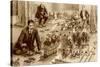 H.G.Wells Playing Little Wars-null-Stretched Canvas