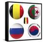 H Group of the World Cup-croreja-Framed Stretched Canvas