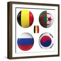 H Group of the World Cup-croreja-Framed Premium Giclee Print