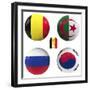 H Group of the World Cup-croreja-Framed Premium Giclee Print