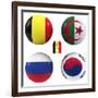 H Group of the World Cup-croreja-Framed Premium Giclee Print