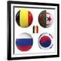 H Group of the World Cup-croreja-Framed Premium Giclee Print