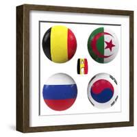 H Group of the World Cup-croreja-Framed Art Print