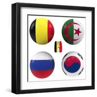 H Group of the World Cup-croreja-Framed Art Print