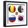 H Group of the World Cup-croreja-Framed Art Print