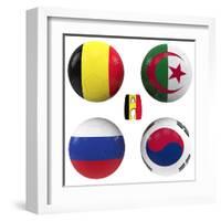 H Group of the World Cup-croreja-Framed Art Print