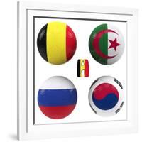 H Group of the World Cup-croreja-Framed Art Print