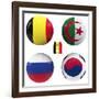 H Group of the World Cup-croreja-Framed Art Print