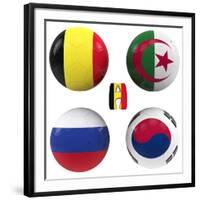 H Group of the World Cup-croreja-Framed Art Print