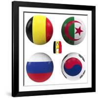 H Group of the World Cup-croreja-Framed Art Print