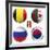 H Group of the World Cup-croreja-Framed Art Print