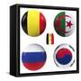 H Group of the World Cup-croreja-Framed Stretched Canvas