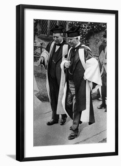 H H Asquith and Haldane-null-Framed Photographic Print