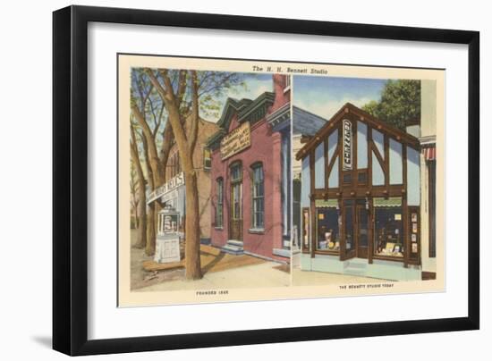 H.H. Bennett Studio, Wisconsin Dells-null-Framed Art Print