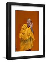 H.H. Dalai Lama at Paris-Bercy, France-Godong-Framed Photographic Print