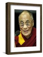 H.H. Dalai Lama in Paris-Bercy, France-Godong-Framed Photographic Print