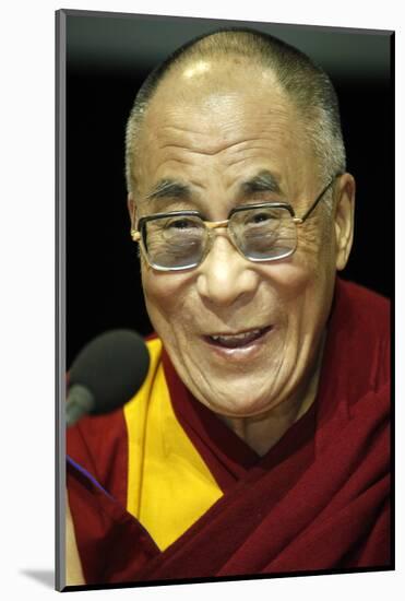 H.H. Dalai Lama in Paris-Bercy, France-Godong-Mounted Photographic Print