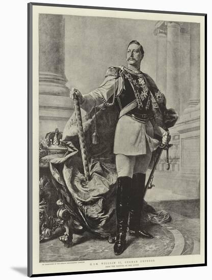 H I M William II, German Emperor-null-Mounted Giclee Print