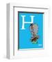 H is for Hat (blue)-Theodor (Dr. Seuss) Geisel-Framed Art Print