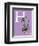 H is for Hat (purple)-Theodor (Dr. Seuss) Geisel-Framed Art Print