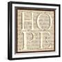 H is for Hope-Pela Design-Framed Art Print