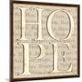 H is for Hope-Pela Design-Mounted Art Print