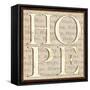 H is for Hope-Pela Design-Framed Stretched Canvas