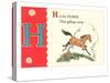 H is for Horse-null-Stretched Canvas