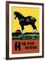 H is for Horse-Charles Buckles Falls-Framed Art Print