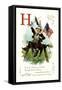 H is for Horse-null-Framed Stretched Canvas