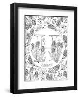 H is for Hyacinth-Heather Rosas-Framed Art Print