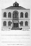 Front View of Hatton Chapel, Hatton Garden, London, C1750-H Layton-Giclee Print