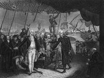Admiral De Winter Resigning His Sword on Board the 'Venerable, 11 October 1797-H Lemon-Giclee Print