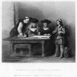 Admiral De Winter Resigning His Sword on Board the 'Venerable, 11 October 1797-H Lemon-Giclee Print