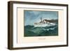 H.M. Armored Cruiser "Prince Bismarck"-G. Arnold-Framed Art Print