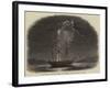H M Frigate Fisgard Struck by Lightning-Nicholas Matthews Condy-Framed Giclee Print