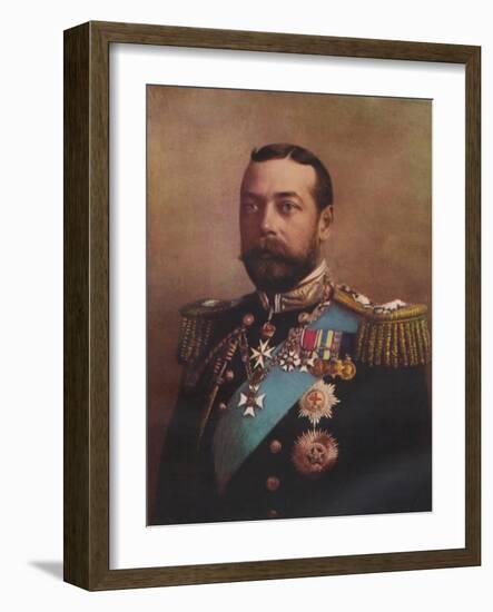 'H.M. King George V', 1917-W&d Downey-Framed Giclee Print