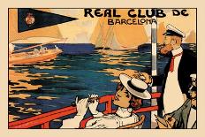 Real Club de Barcelona-H.m. Lawrence-Stretched Canvas