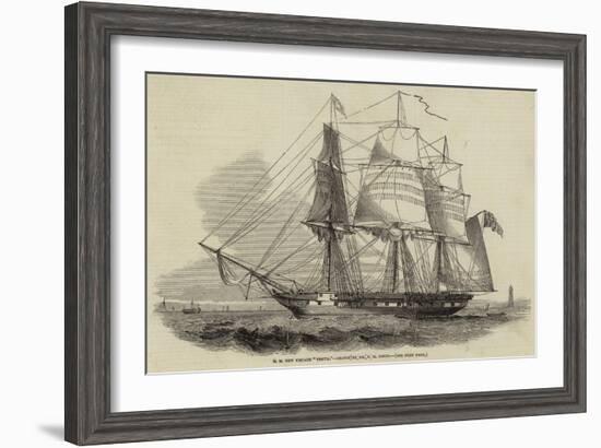 H M New Frigate Thetis-Nicholas Matthews Condy-Framed Giclee Print