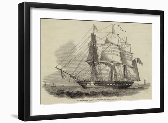 H M New Frigate Thetis-Nicholas Matthews Condy-Framed Giclee Print