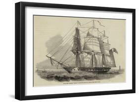 H M New Frigate Thetis-Nicholas Matthews Condy-Framed Giclee Print