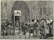 Perkin Warbeck Claimant to the English Crown is Placed in the Pillory on the Orders of Henry VII-H.m. Paget-Art Print