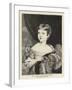 H M Queen Victoria at the Age of Ten-William Fowler-Framed Giclee Print