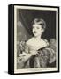 H M Queen Victoria at the Age of Ten-William Fowler-Framed Stretched Canvas