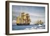 H.M.S. Alert and Discovery on the Arctic Expedition of 1865-1866-William Frederick Mitchell-Framed Giclee Print