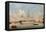 H.M.S. Britannia Lying Off Plymouth-Thomas Buttersworth-Framed Stretched Canvas