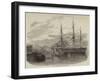 H M S Canopus, Off Lisbon-null-Framed Giclee Print