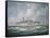 H.M.S. "Exeter" at Sea, 1990-Richard Willis-Framed Stretched Canvas