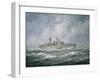 H.M.S. "Exeter" at Sea, 1990-Richard Willis-Framed Giclee Print