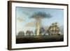 H.M.S. 'Lively' Capturing the Spanish Frigate 'Clara' Off Cape St. Mary, C.1806-Nicholas Pocock-Framed Giclee Print